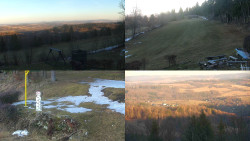 Sdružený snímek okolí chaty Myslivna