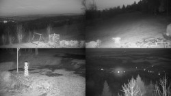 Sdružený snímek okolí chaty Myslivna