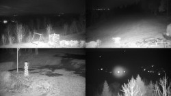 Sdružený snímek okolí chaty Myslivna