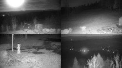 Sdružený snímek okolí chaty Myslivna