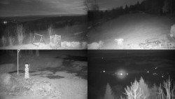 Sdružený snímek okolí chaty Myslivna