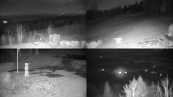 Sdružený snímek okolí chaty Myslivna