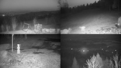 Sdružený snímek okolí chaty Myslivna