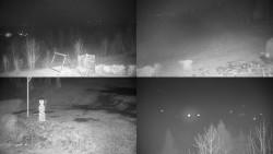 Sdružený snímek okolí chaty Myslivna