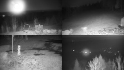 Sdružený snímek okolí chaty Myslivna