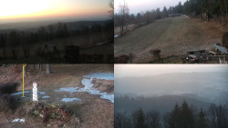 Sdružený snímek okolí chaty Myslivna