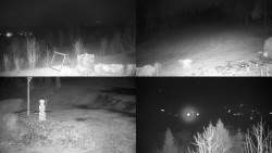 Sdružený snímek okolí chaty Myslivna