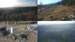 Sdružený snímek okolí chaty Myslivna