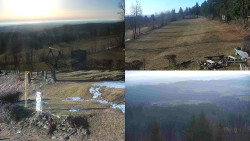 Sdružený snímek okolí chaty Myslivna