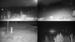 Sdružený snímek okolí chaty Myslivna