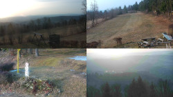 Sdružený snímek okolí chaty Myslivna