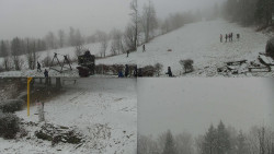 Sdružený snímek okolí chaty Myslivna