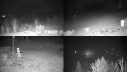 Sdružený snímek okolí chaty Myslivna