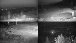 Sdružený snímek okolí chaty Myslivna