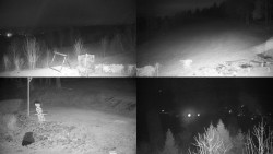 Sdružený snímek okolí chaty Myslivna