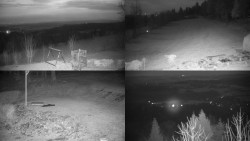 Sdružený snímek okolí chaty Myslivna