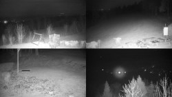 Sdružený snímek okolí chaty Myslivna