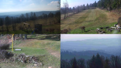 Sdružený snímek okolí chaty Myslivna