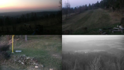 Sdružený snímek okolí chaty Myslivna