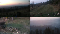 Sdružený snímek okolí chaty Myslivna