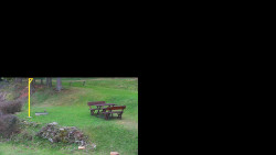 Sdružený snímek okolí chaty Myslivna