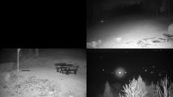 Sdružený snímek okolí chaty Myslivna