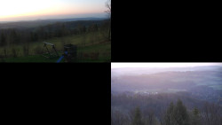 Sdružený snímek okolí chaty Myslivna