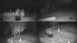 Kompositfoto der Umgebung der Myslivna-Hütte