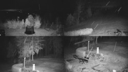 Kompositfoto der Umgebung der Myslivna-Hütte