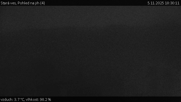 Stará ves - Pohled na jih (4) - 5.11.2025 v 18:30