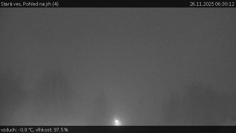 Stará ves - Pohled na jih (4) - 26.11.2025 v 06:30