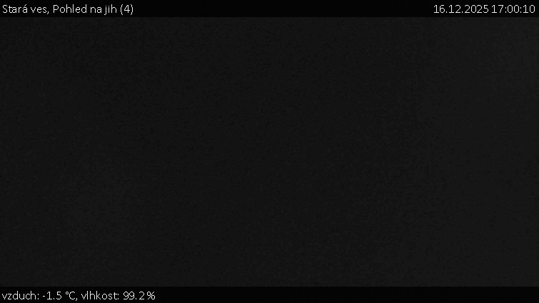 Stará ves - Pohled na jih (4) - 16.12.2025 v 17:00