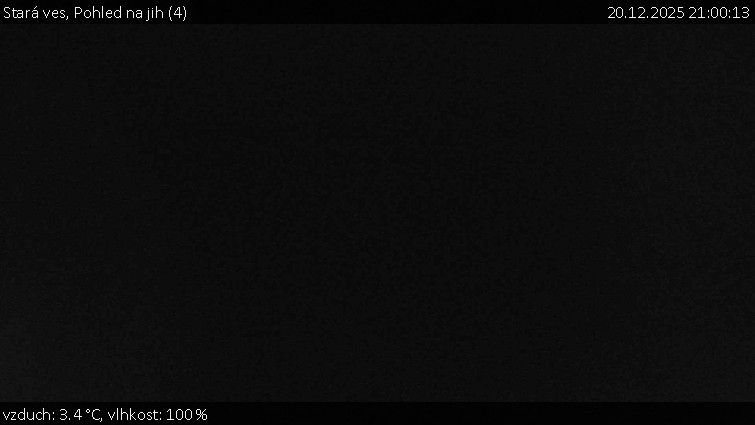 Stará ves - Pohled na jih (4) - 20.12.2025 v 21:00