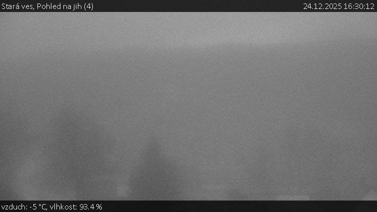 Stará ves - Pohled na jih (4) - 24.12.2025 v 16:30