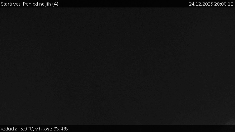 Stará ves - Pohled na jih (4) - 24.12.2025 v 20:00