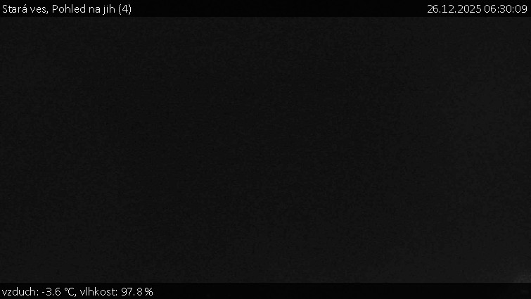 Stará ves - Pohled na jih (4) - 26.12.2025 v 06:30