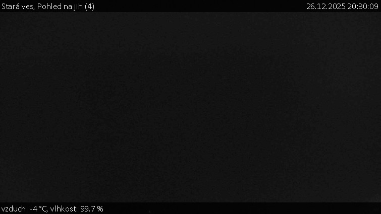 Stará ves - Pohled na jih (4) - 26.12.2025 v 20:30