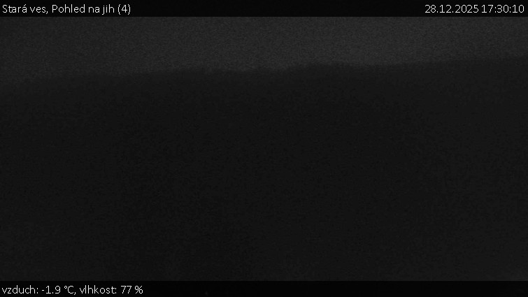 Stará ves - Pohled na jih (4) - 28.12.2025 v 17:30