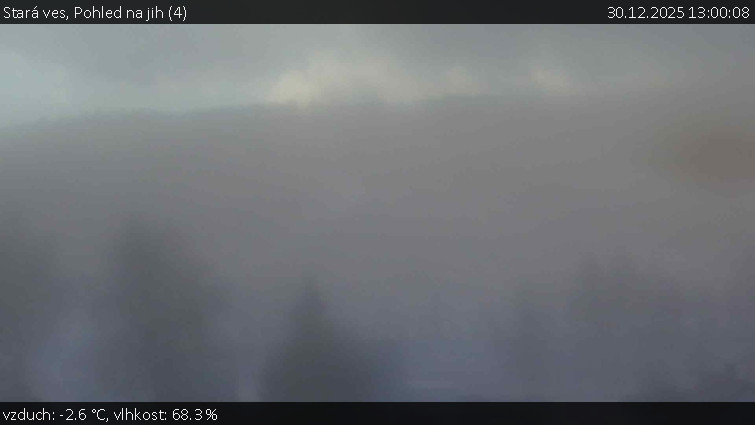 Stará ves - Pohled na jih (4) - 30.12.2025 v 13:00