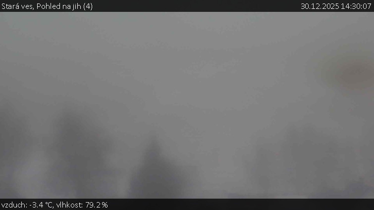 Stará ves - Pohled na jih (4) - 30.12.2025 v 14:30