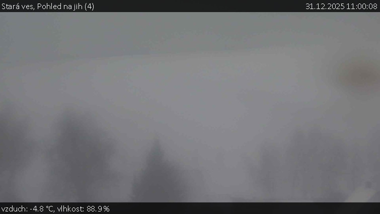 Stará ves - Pohled na jih (4) - 31.12.2025 v 11:00