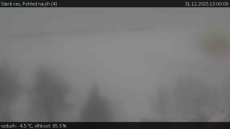 Stará ves - Pohled na jih (4) - 31.12.2025 v 13:00