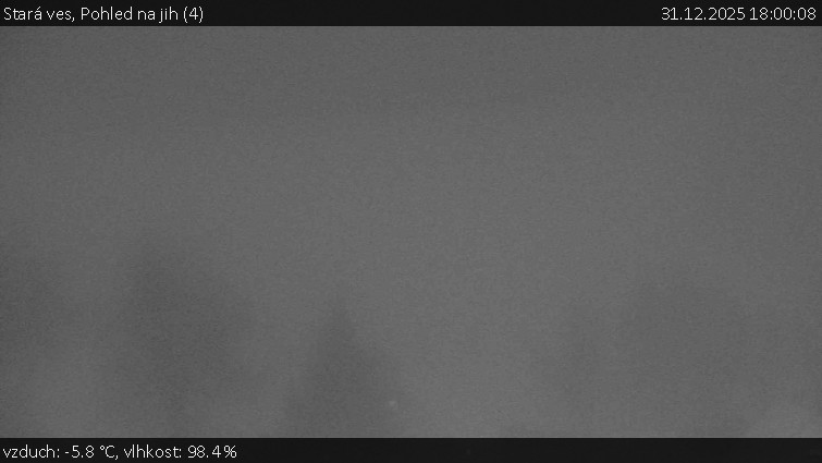 Stará ves - Pohled na jih (4) - 31.12.2025 v 18:00