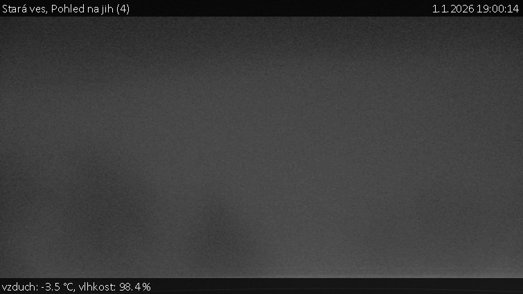Stará ves - Pohled na jih (4) - 1.1.2026 v 19:00