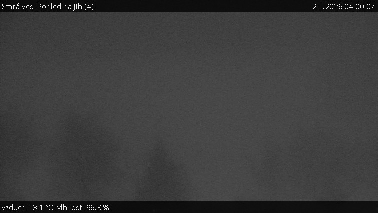 Stará ves - Pohled na jih (4) - 2.1.2026 v 04:00