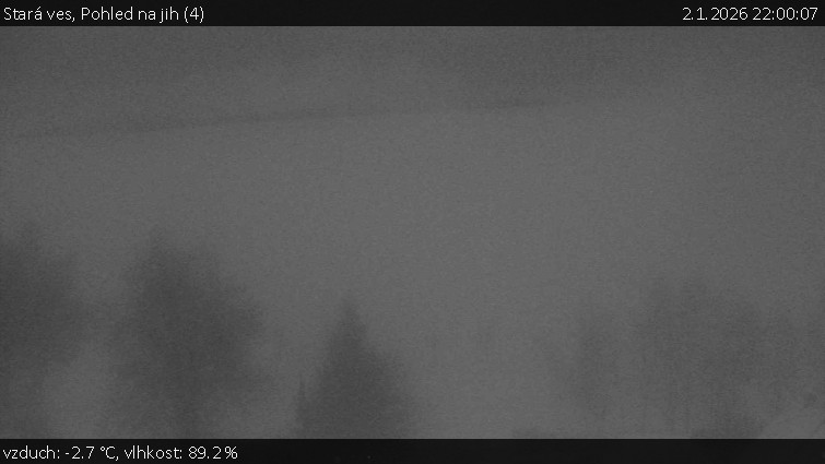 Stará ves - Pohled na jih (4) - 2.1.2026 v 22:00