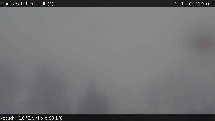 Stará ves - Pohled na jih (4) - 24.1.2026 v 12:30