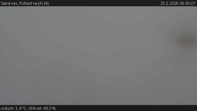 Stará ves - Pohled na jih (4) - 25.1.2026 v 09:30