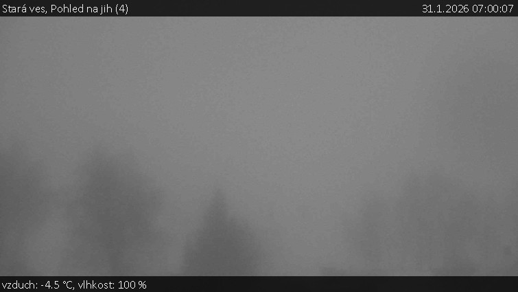 Stará ves - Pohled na jih (4) - 31.1.2026 v 07:00