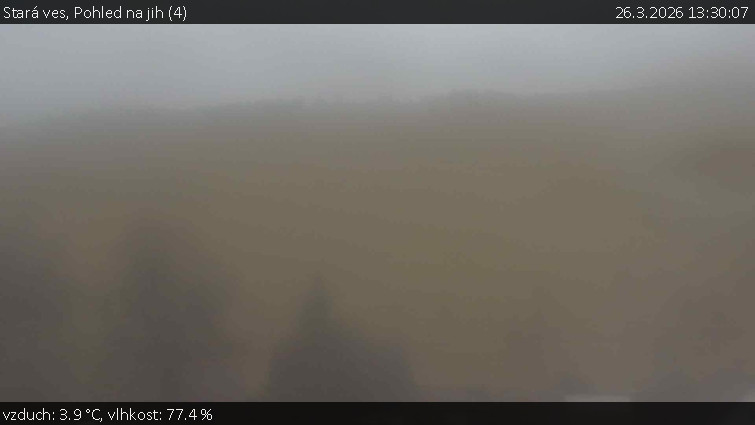 Stará ves - Pohled na jih (4) - 26.3.2026 v 13:30